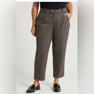 20W ‘Ab’ Solution Skyrise Pleated Ankle Straight Leg Pants